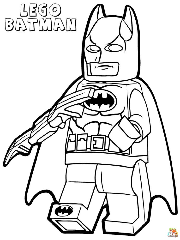 Lego Batman Coloring Pages printable