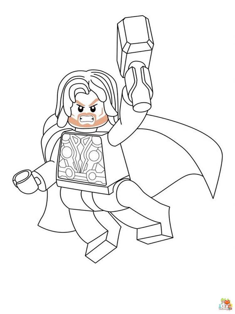 Lego Marvel Coloring Pages 32