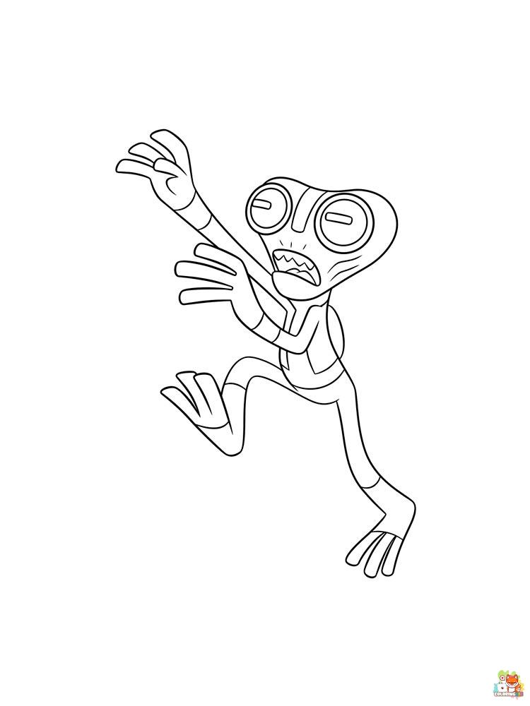 Aliens Coloring Pages 19