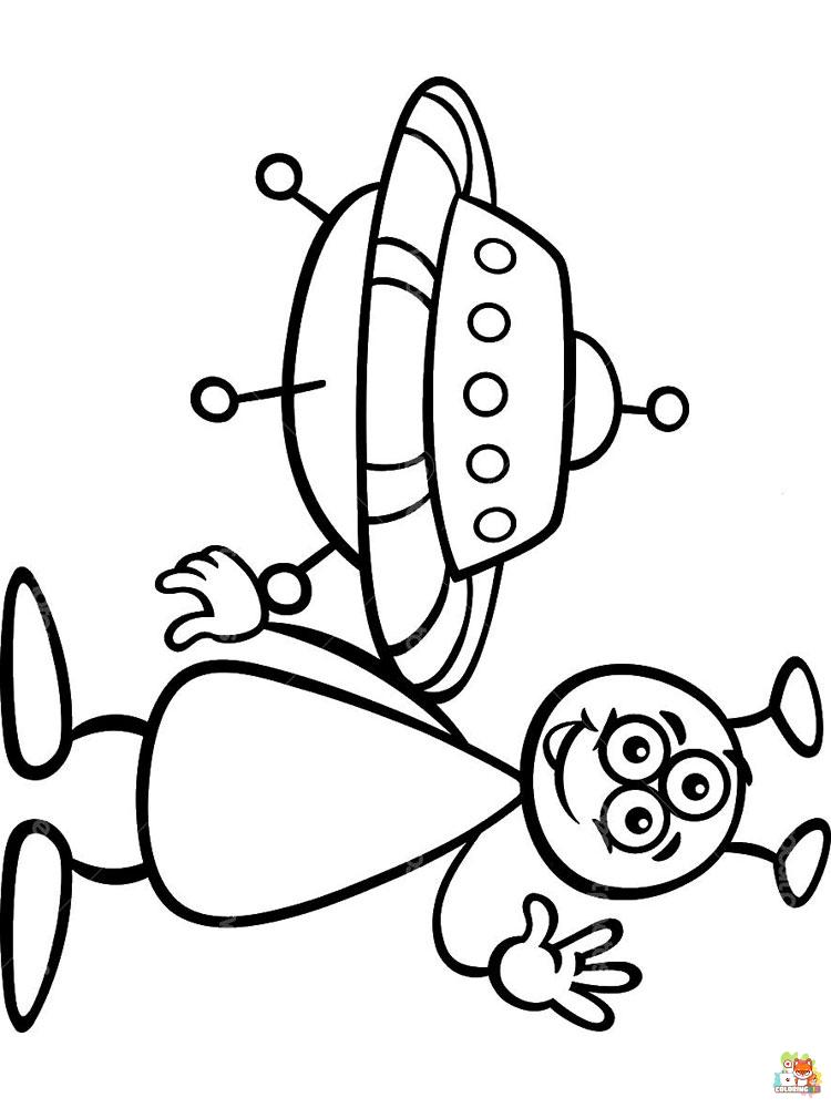 Aliens Coloring Pages 22