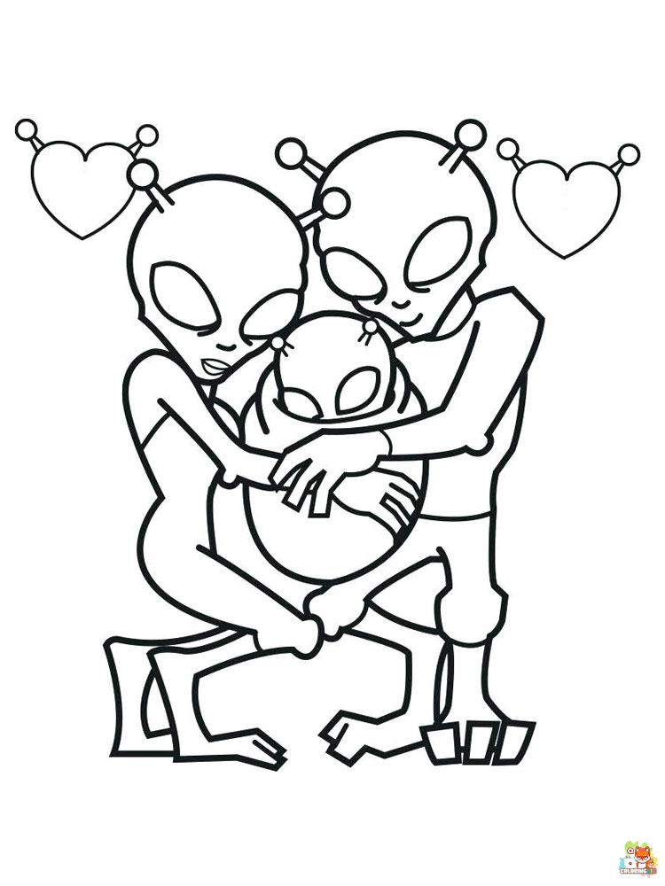 Aliens Coloring Pages 25