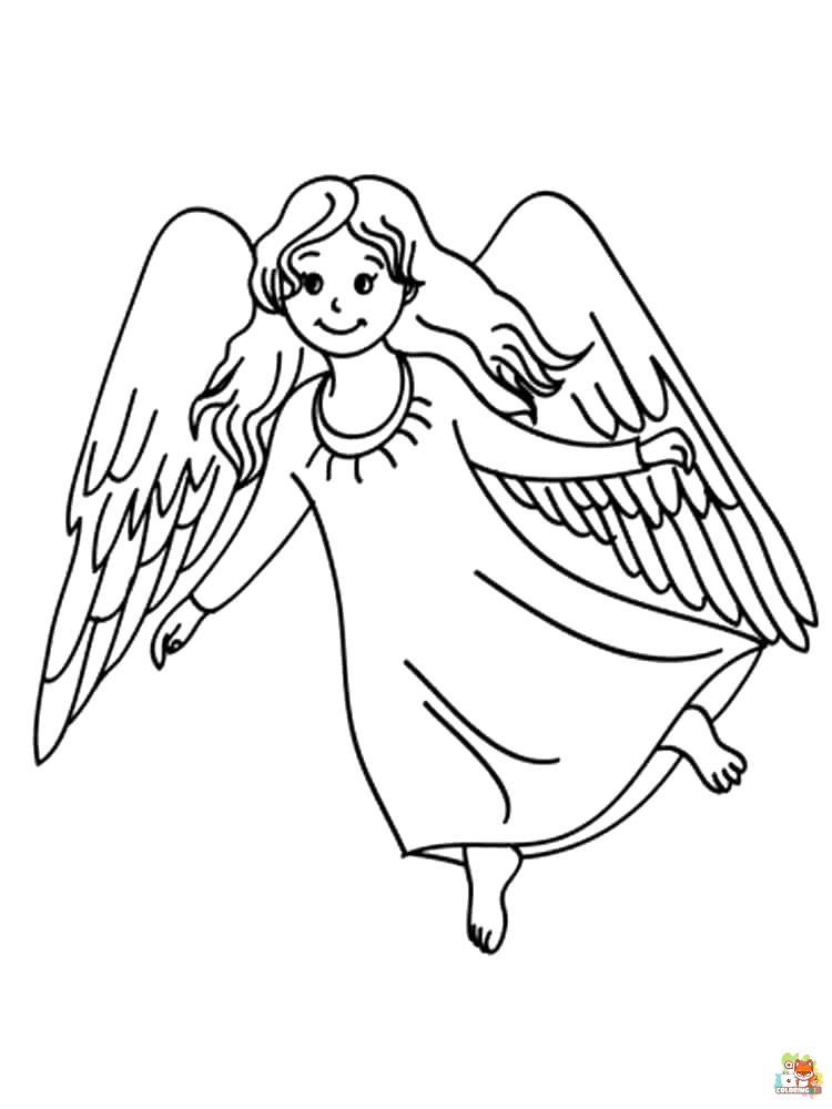 Angels Coloring Pages 43
