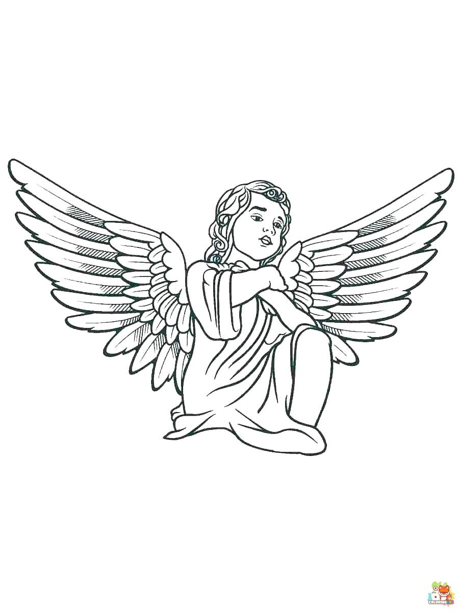 Angels Coloring Pages 45