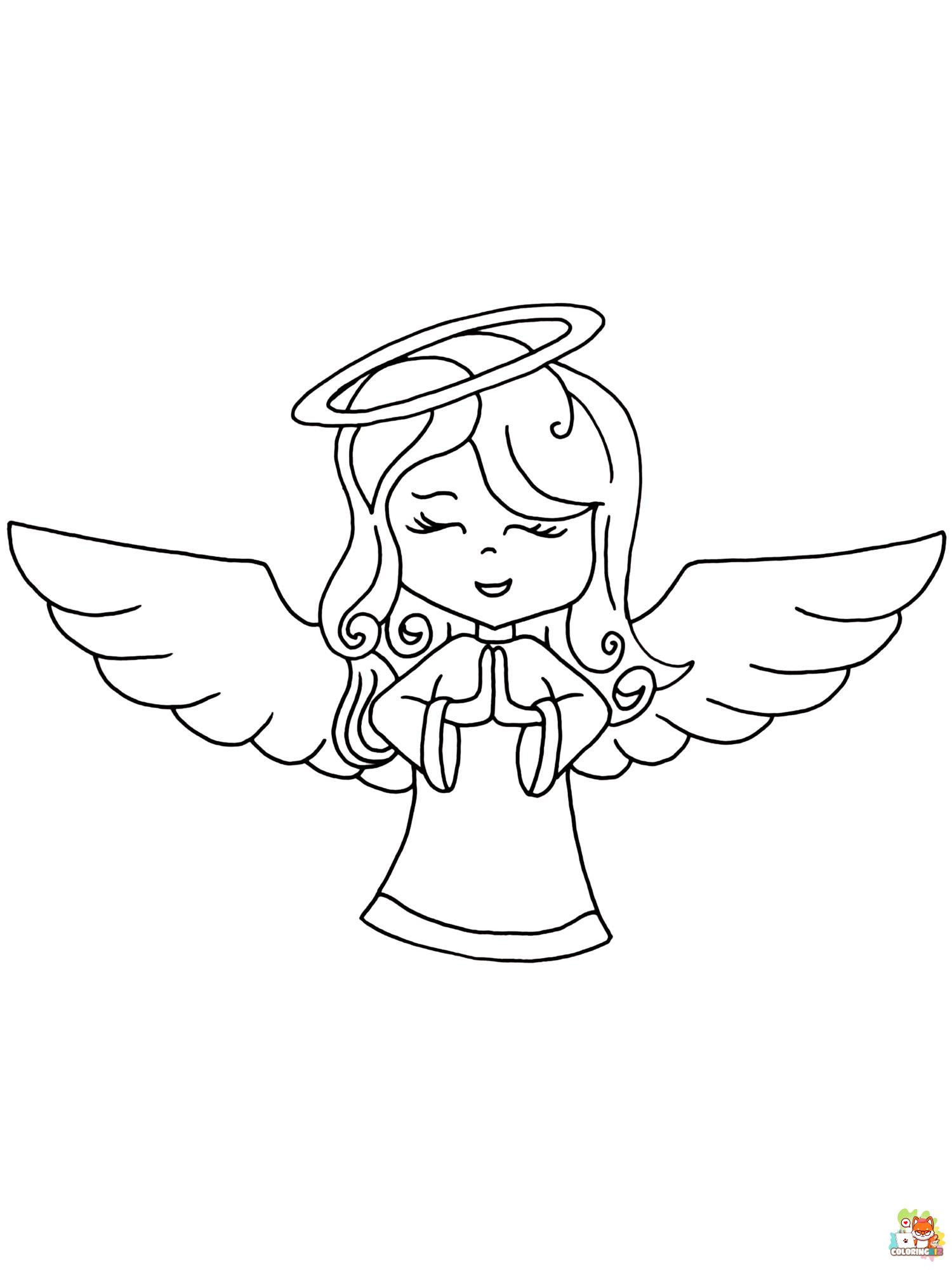 Angels Coloring Pages 51