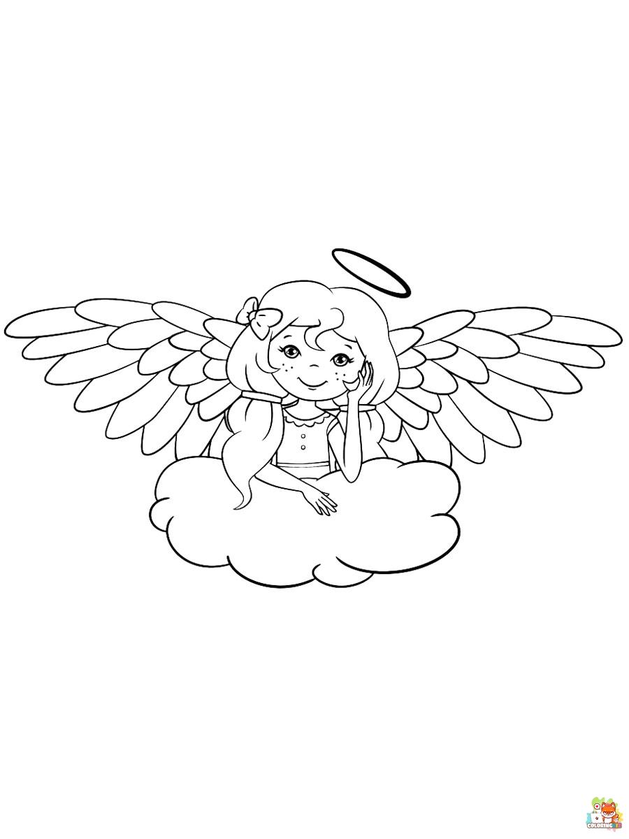 Angels Coloring Pages 53