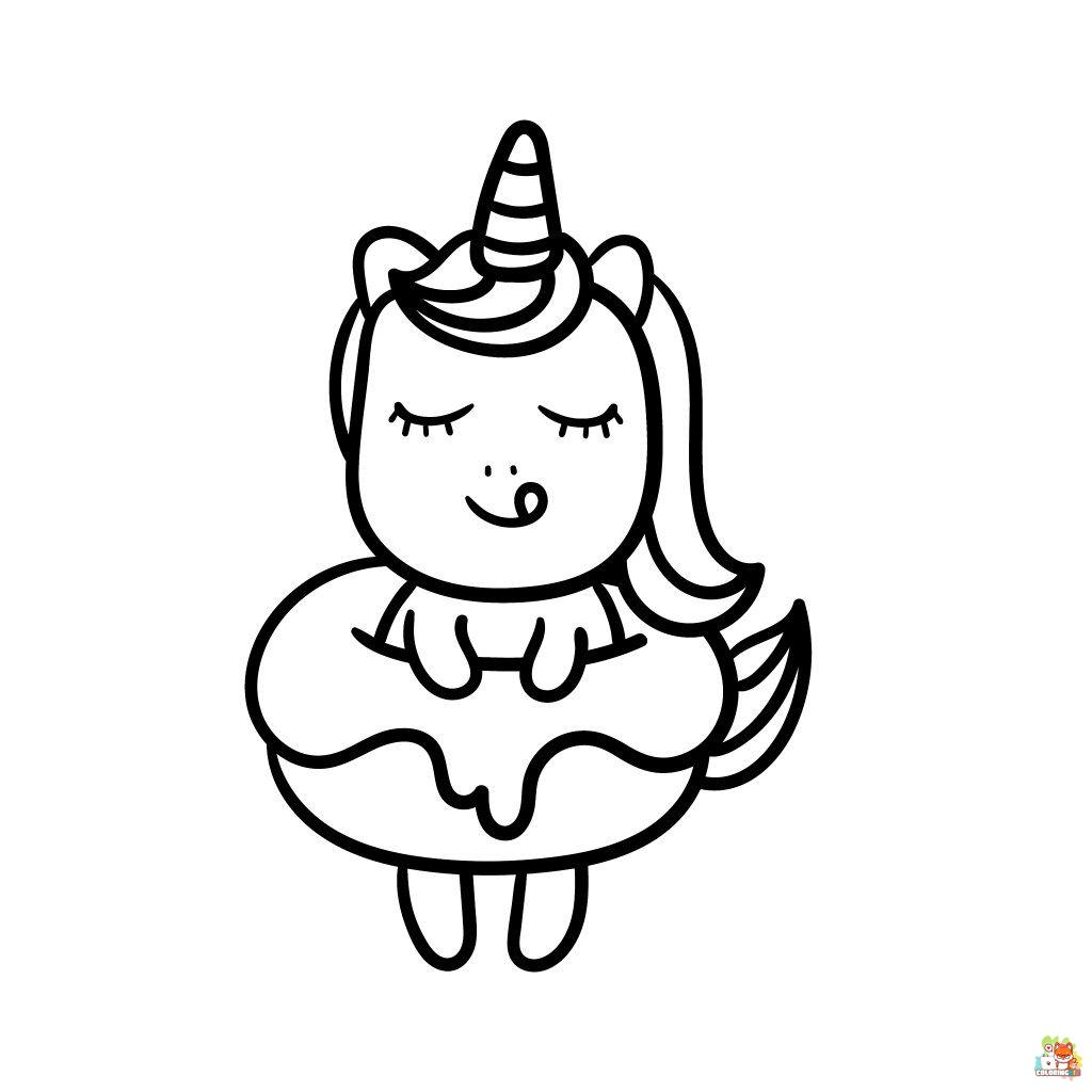 Bella Unicorn Coloring Pages 1