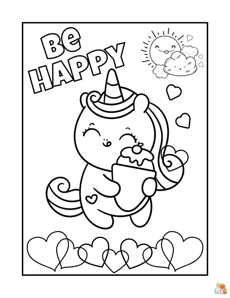 Bella Unicorn Coloring Pages 6