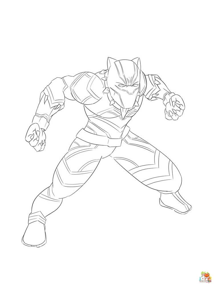 Black Panther Coloring Pages 10