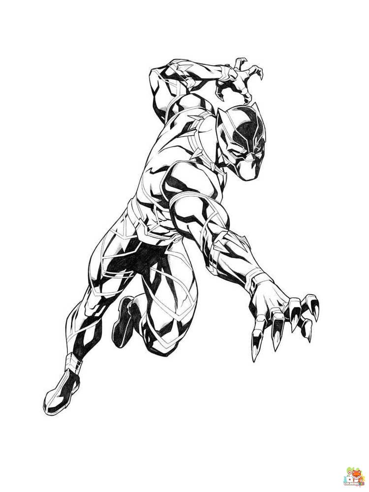 Black Panther Coloring Pages 11
