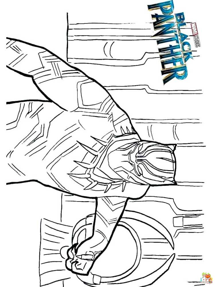 Black Panther Coloring Pages 3