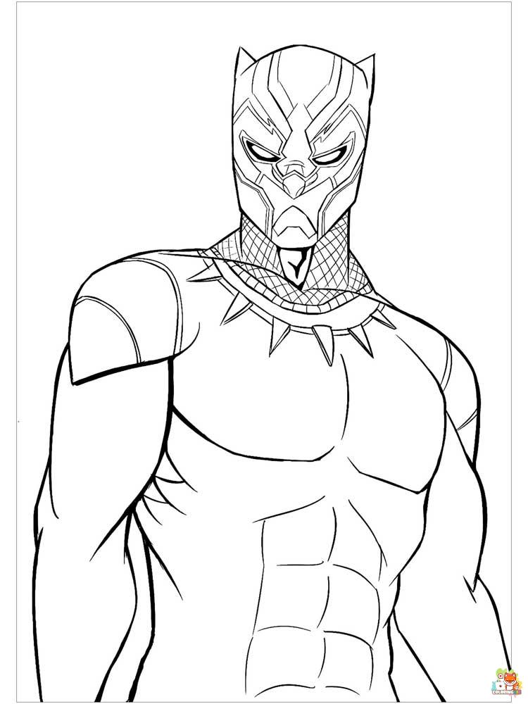 Black Panther Coloring Pages 9