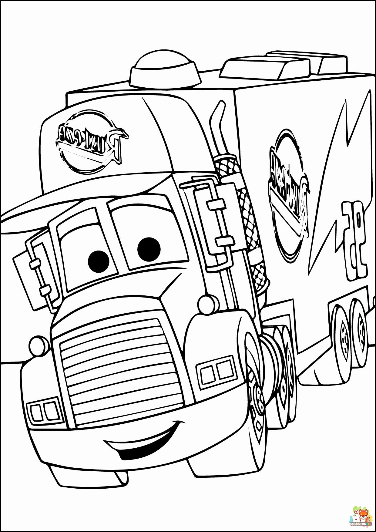 Cars Coloring Pages 1