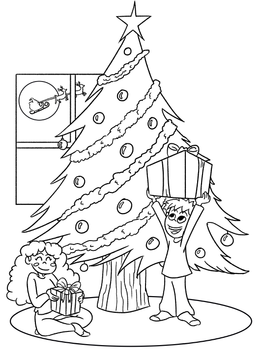 Christmas Coloring Pages 11