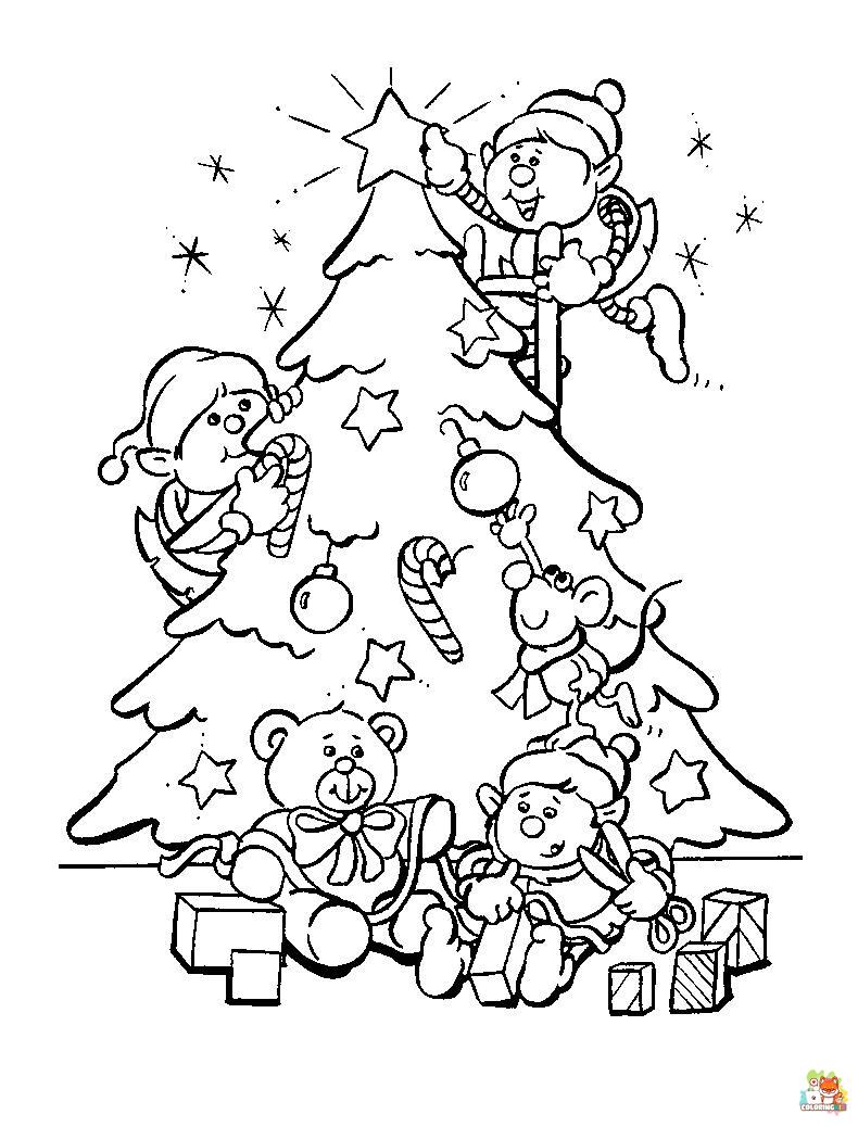 Christmas Tree Coloring Pages 8