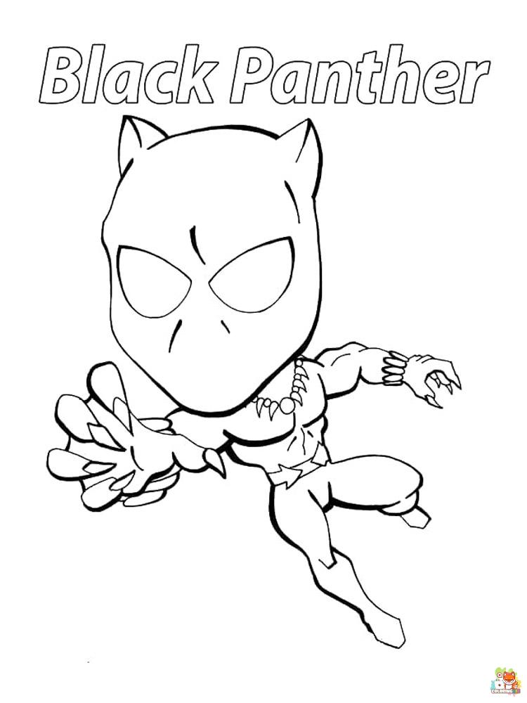 Coloring Pages Black Panther 1