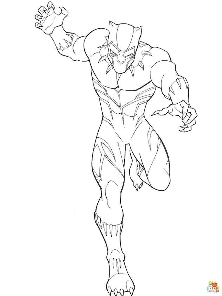 Coloring Pages Black Panther 4