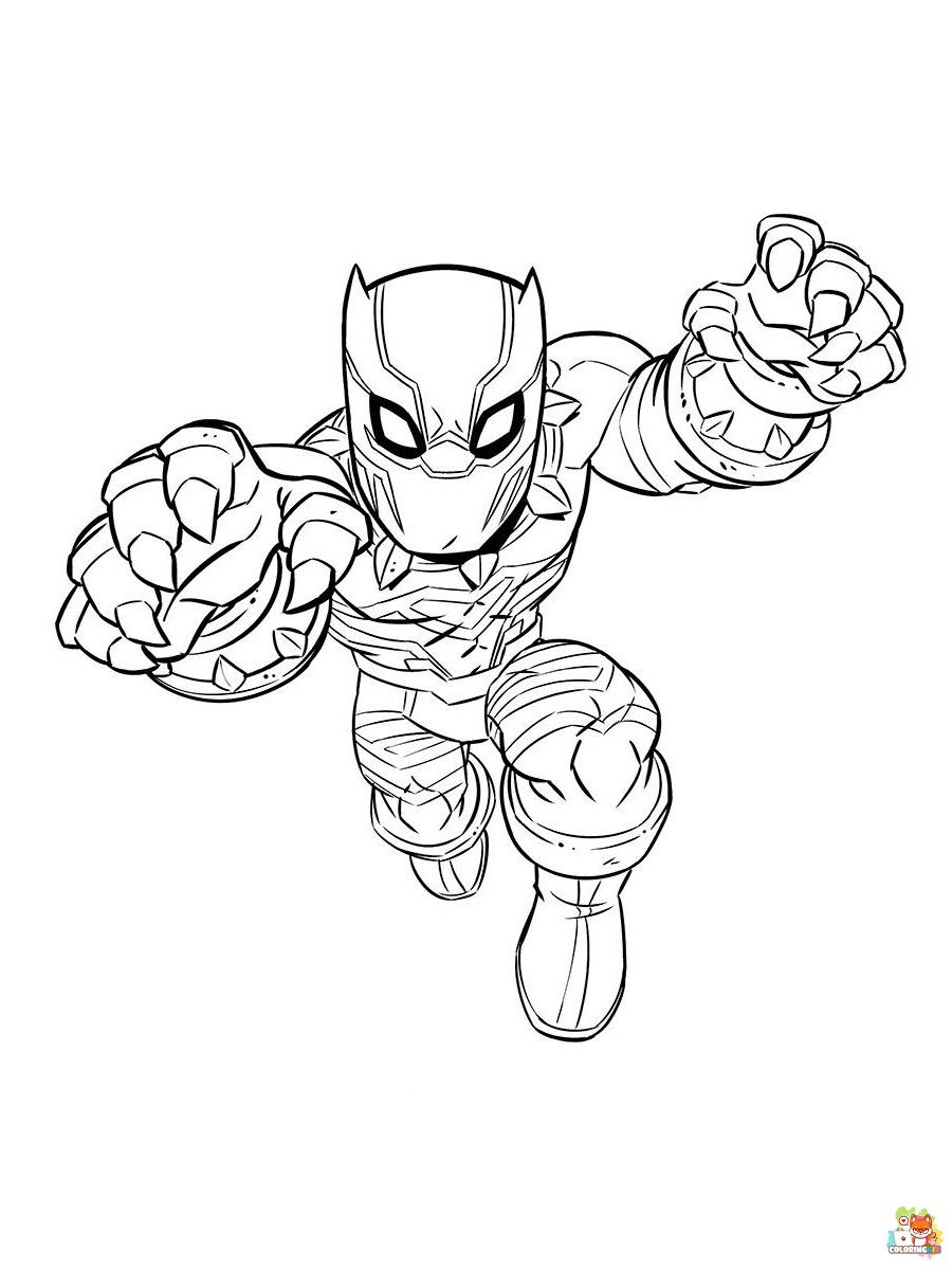Coloring Pages Black Panther 7