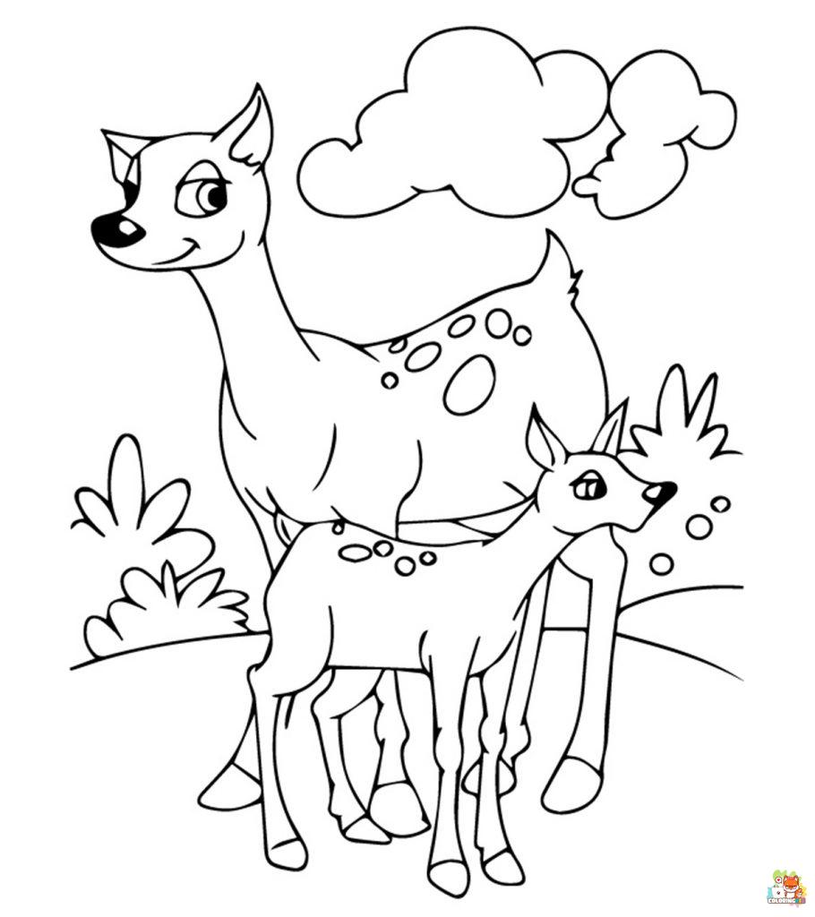 Cute Animals Coloring Pages 13