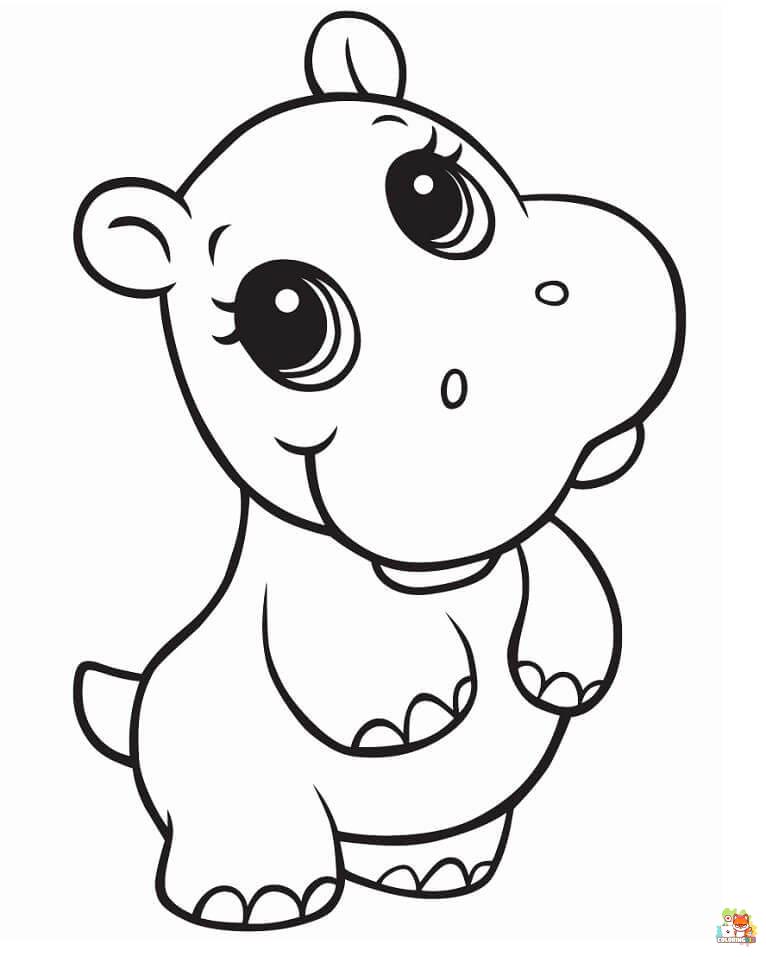 Cute Animals Coloring Pages 14