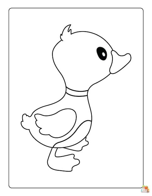 Cute Animals Coloring Pages 16