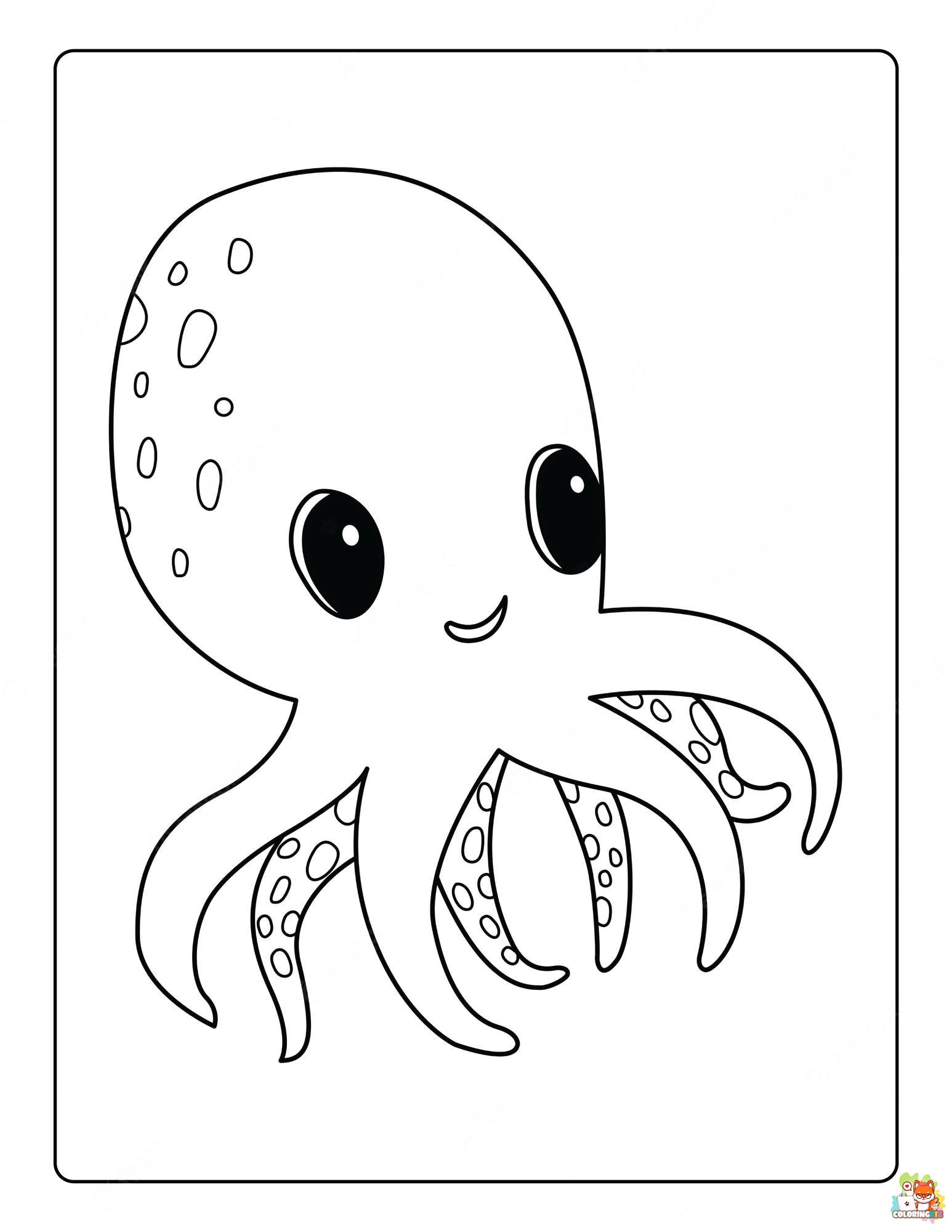 Cute Animals Coloring Pages 22