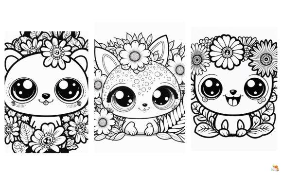 Cute Animals Coloring Pages 23