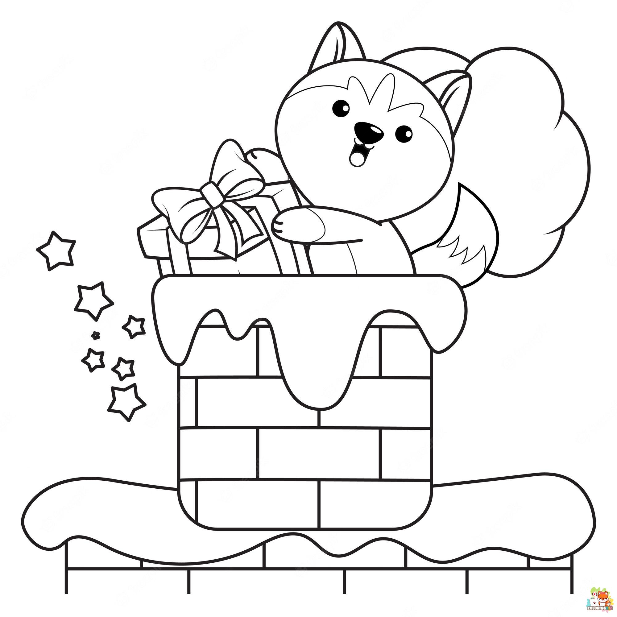 Cute Christmas Coloring Pages 10