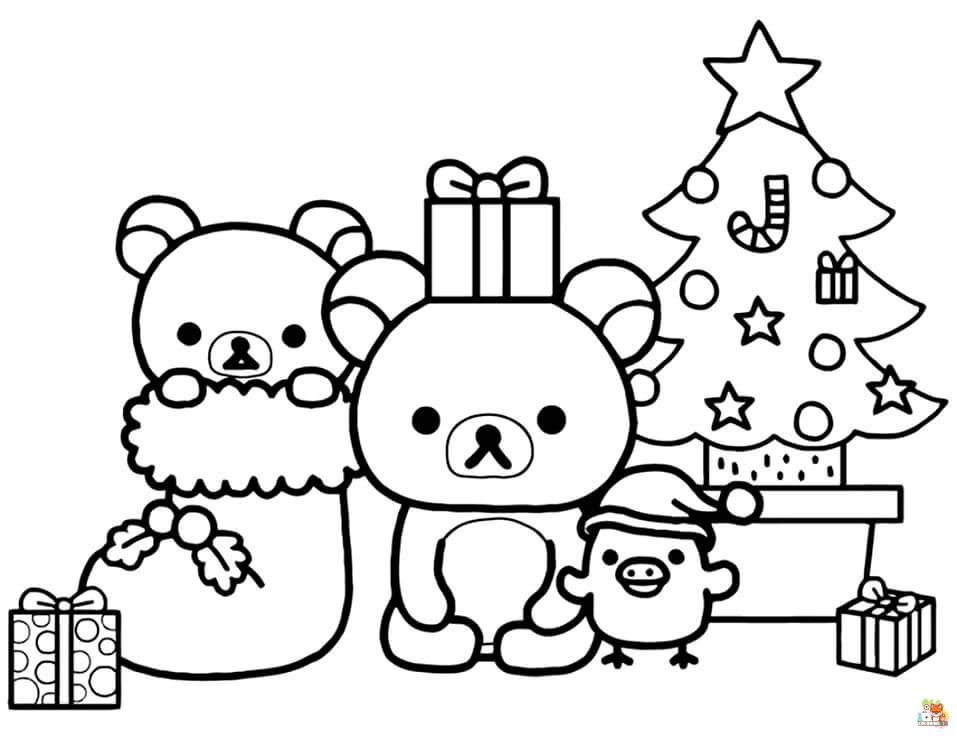 Cute Christmas Coloring Pages 13