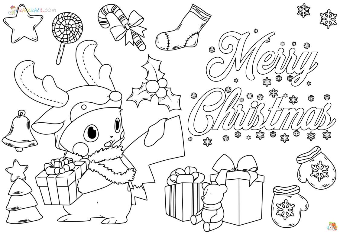 Cute Christmas Coloring Pages 17