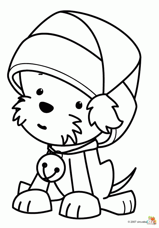 Cute Christmas Coloring Pages 2