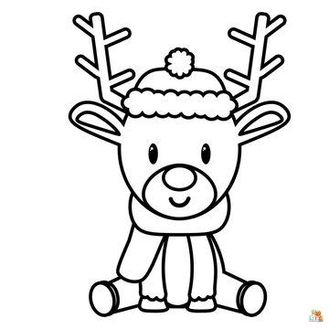 Cute Christmas Coloring Pages 7