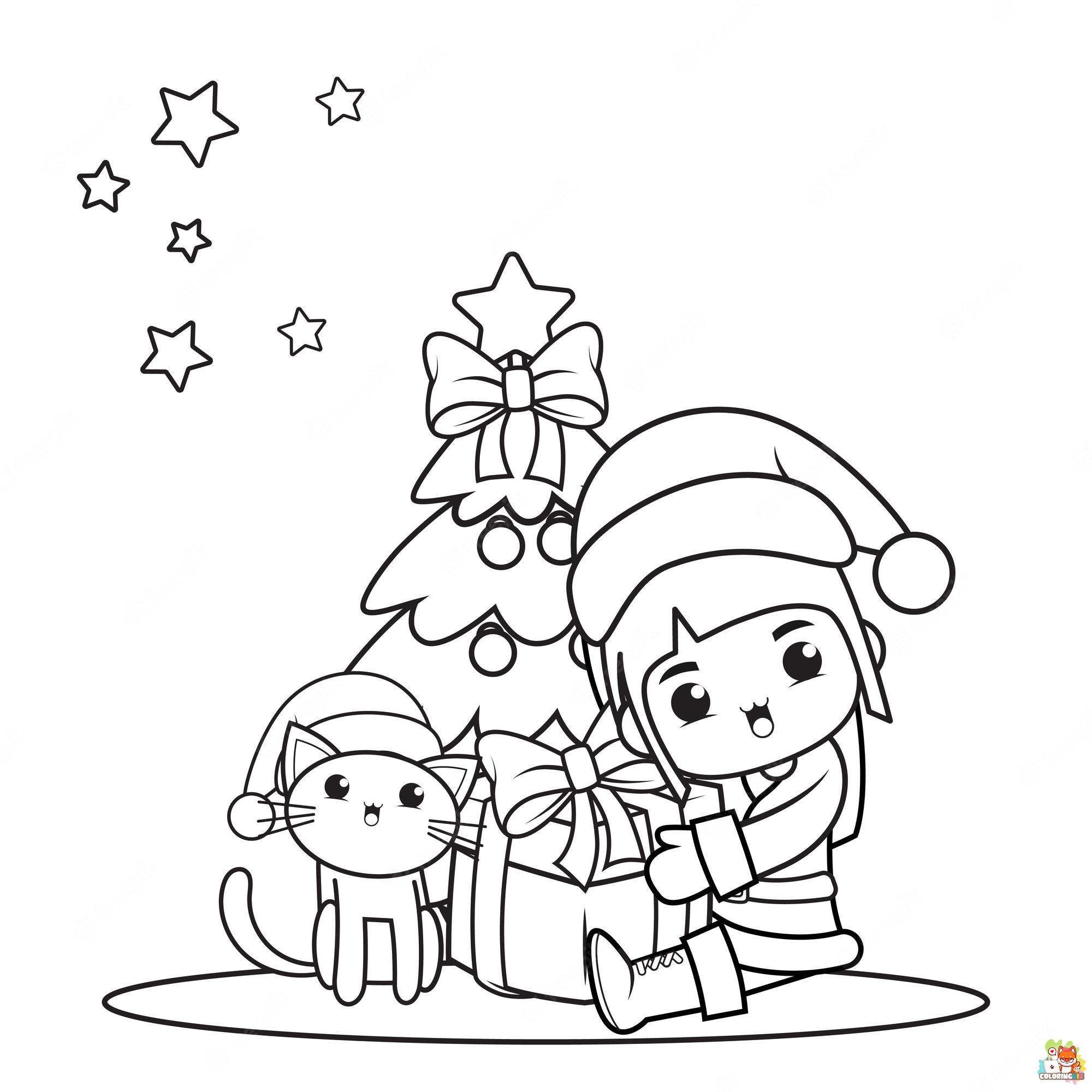 Cute Christmas Coloring Pages 8