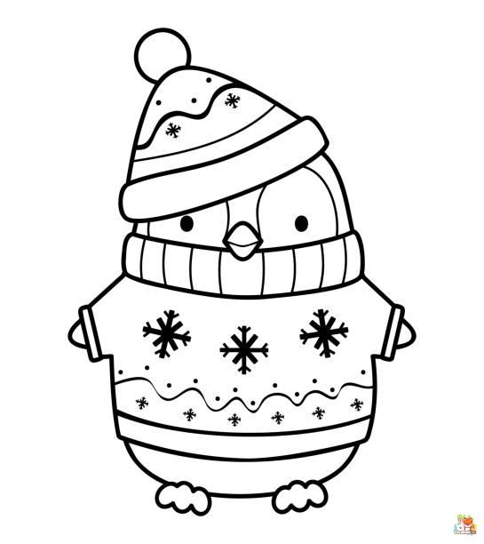 Cute Christmas Coloring Pages 9