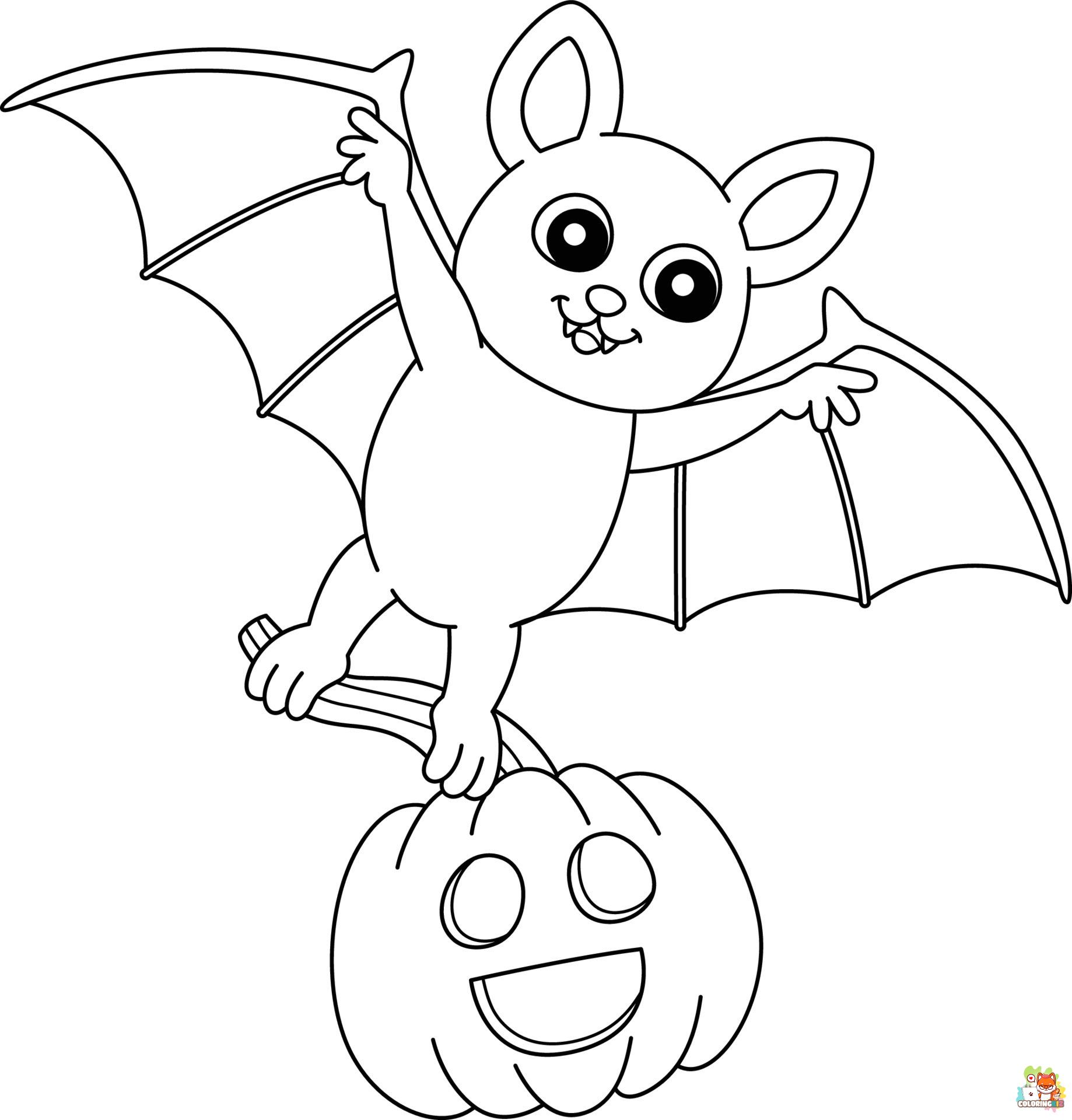 Cute Halloween Coloring Pages 71