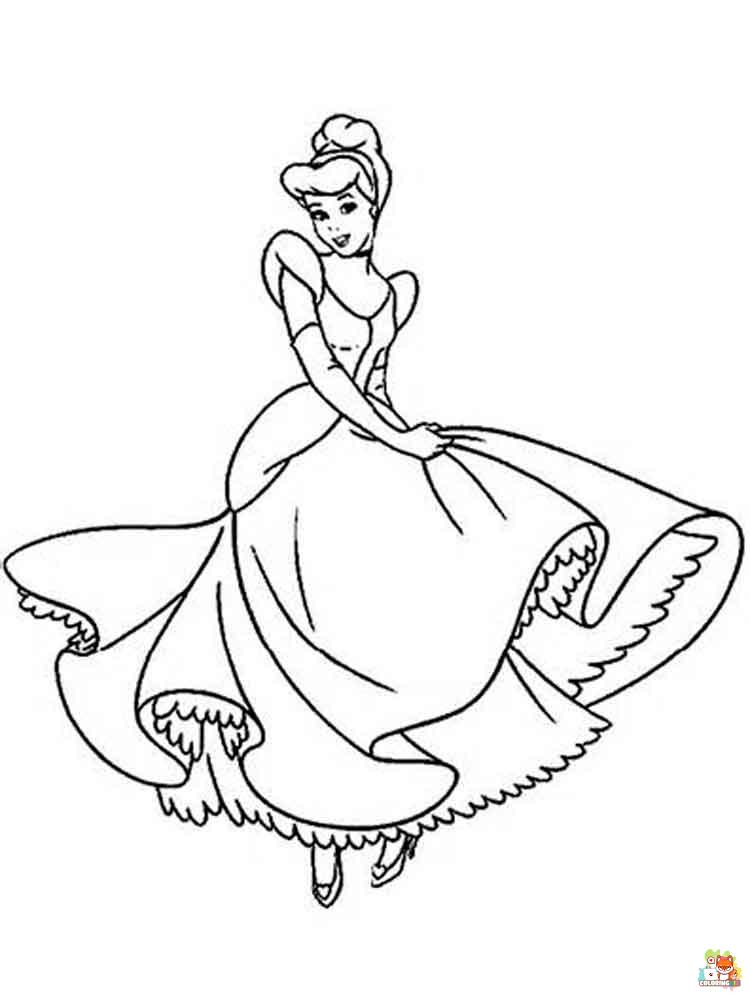 Disney princess coloring pages 11