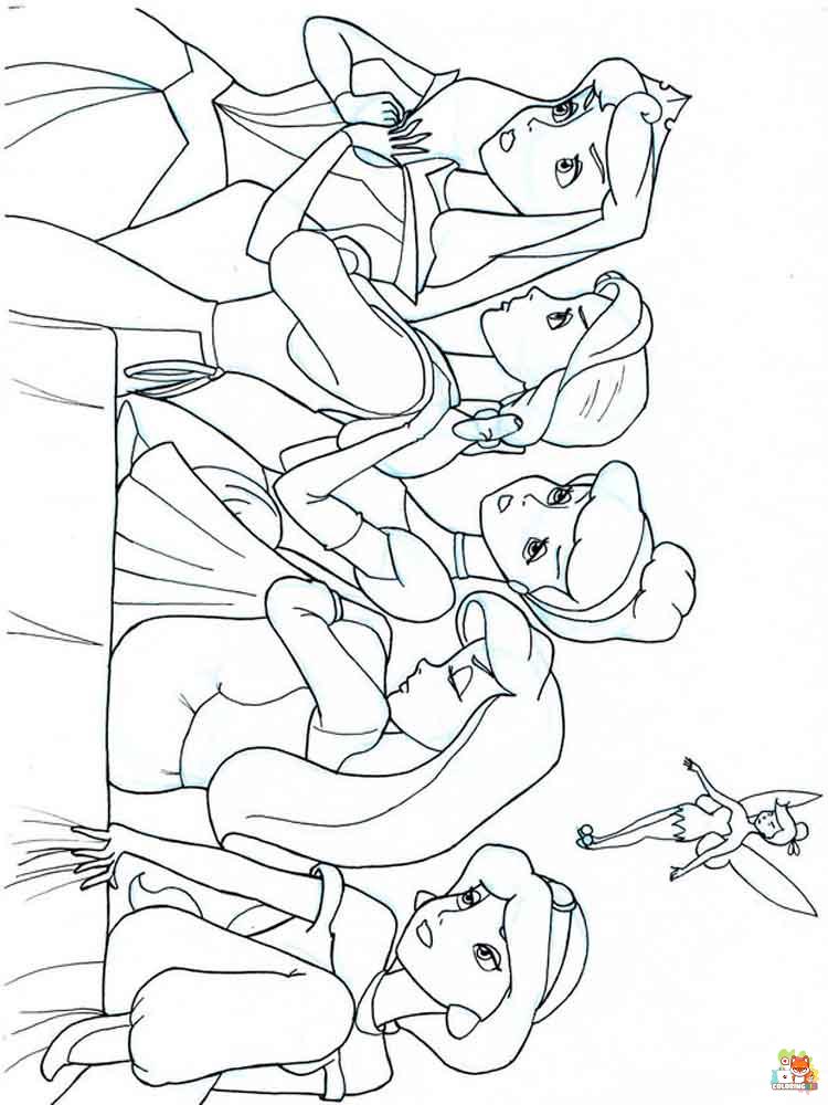 Disney princess coloring pages 13