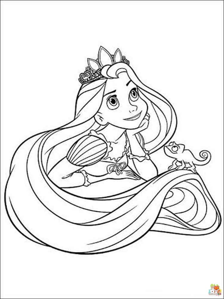 Disney princess coloring pages 17
