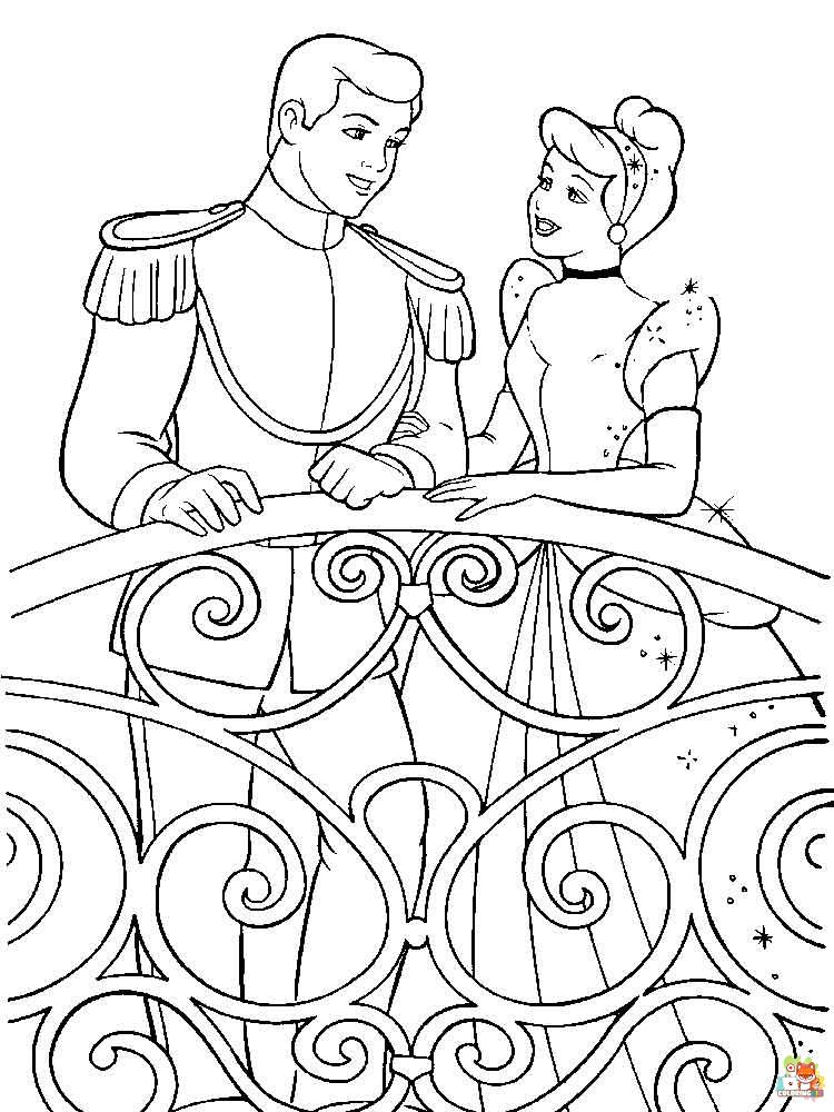 Disney princess coloring pages 8