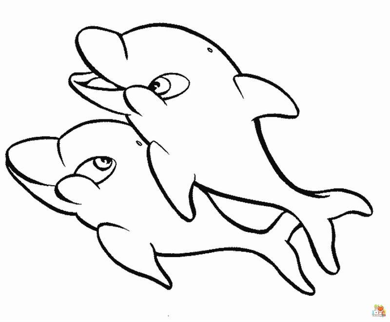Dolphin Coloring Pages 6