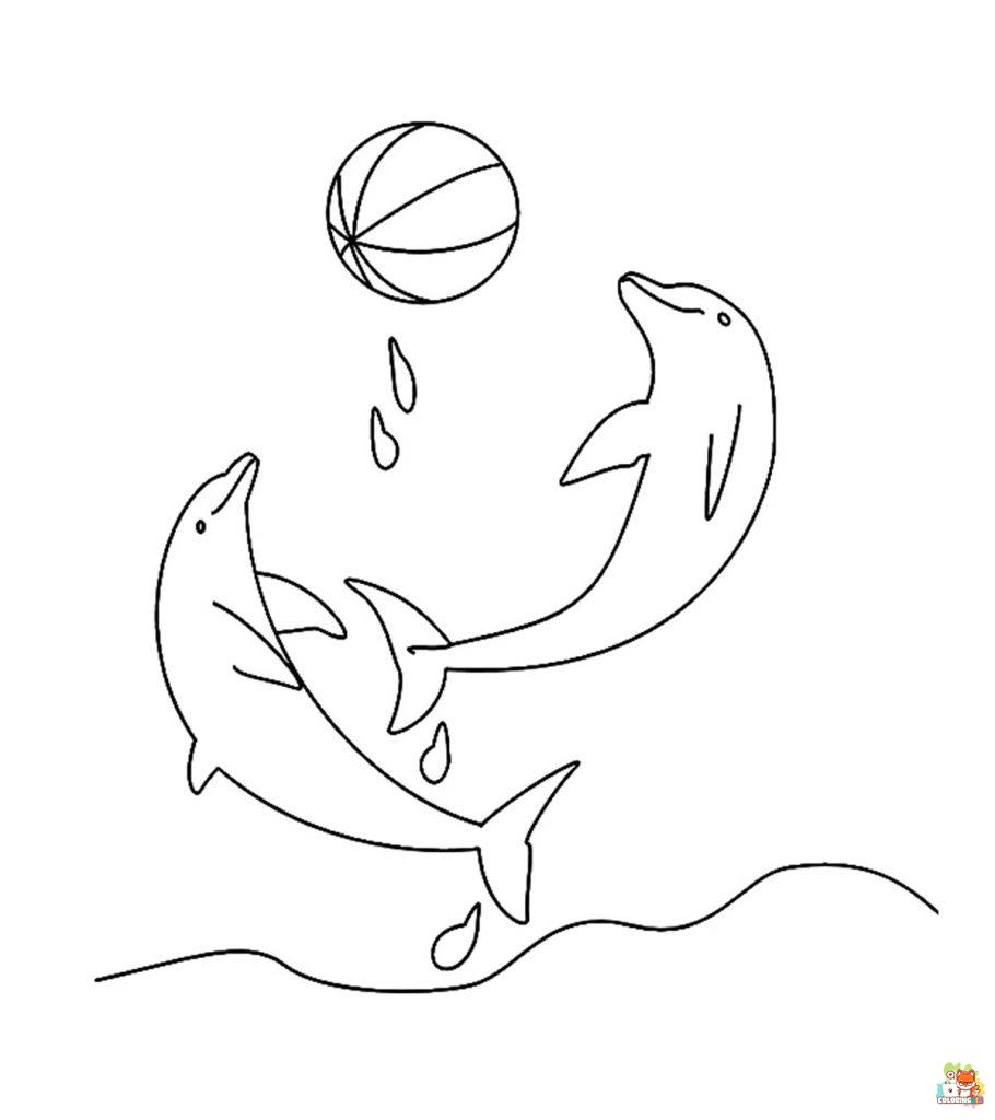 Dolphin Coloring Pages 8