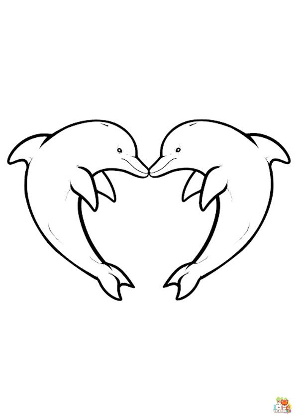 Dolphin Coloring Pages 9