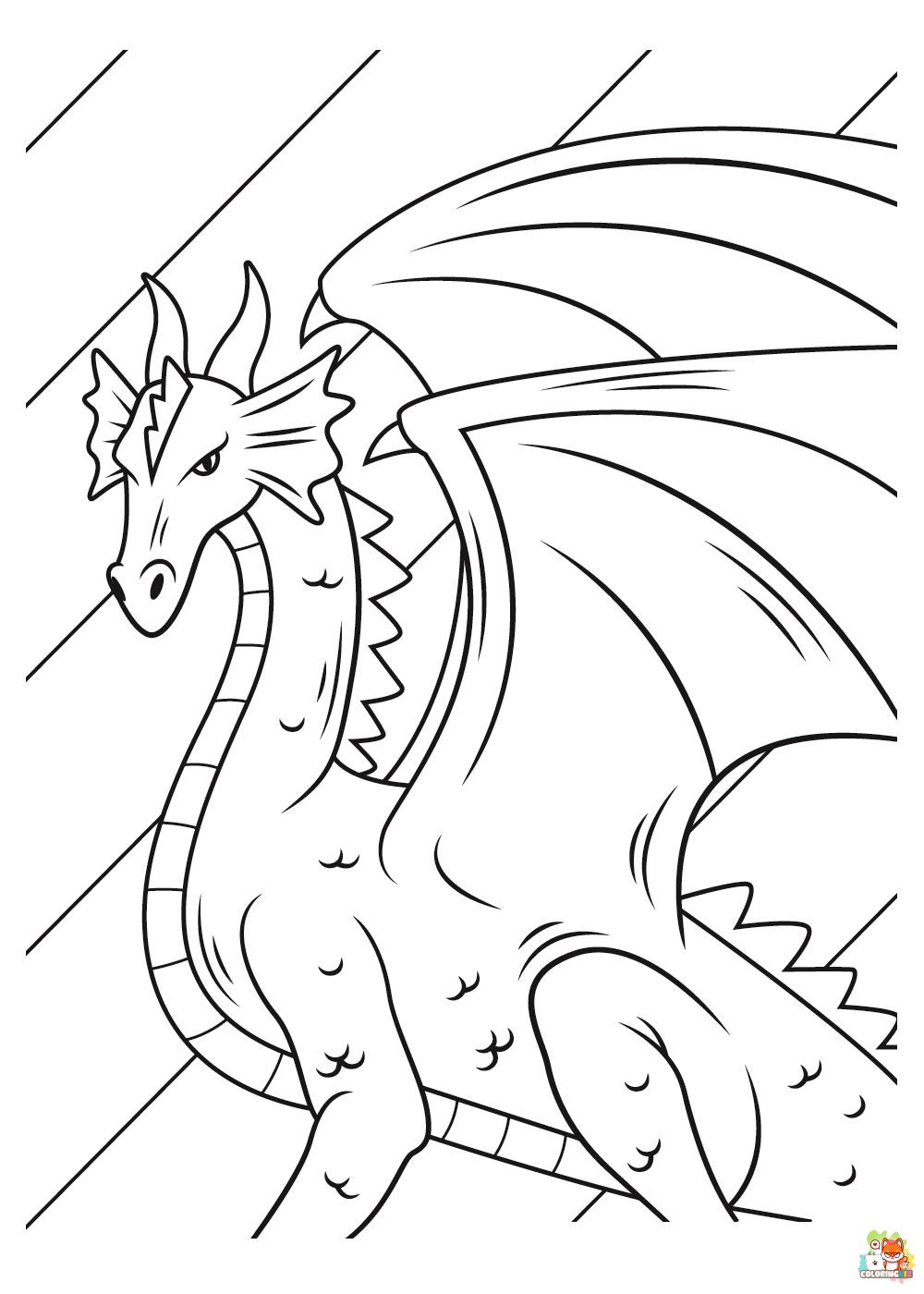 Dragon Coloring Pages 2