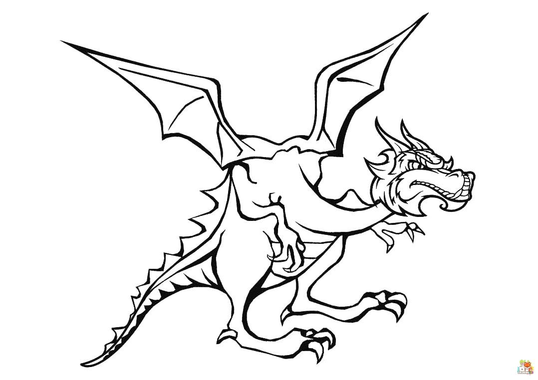 Dragon Coloring Pages 6