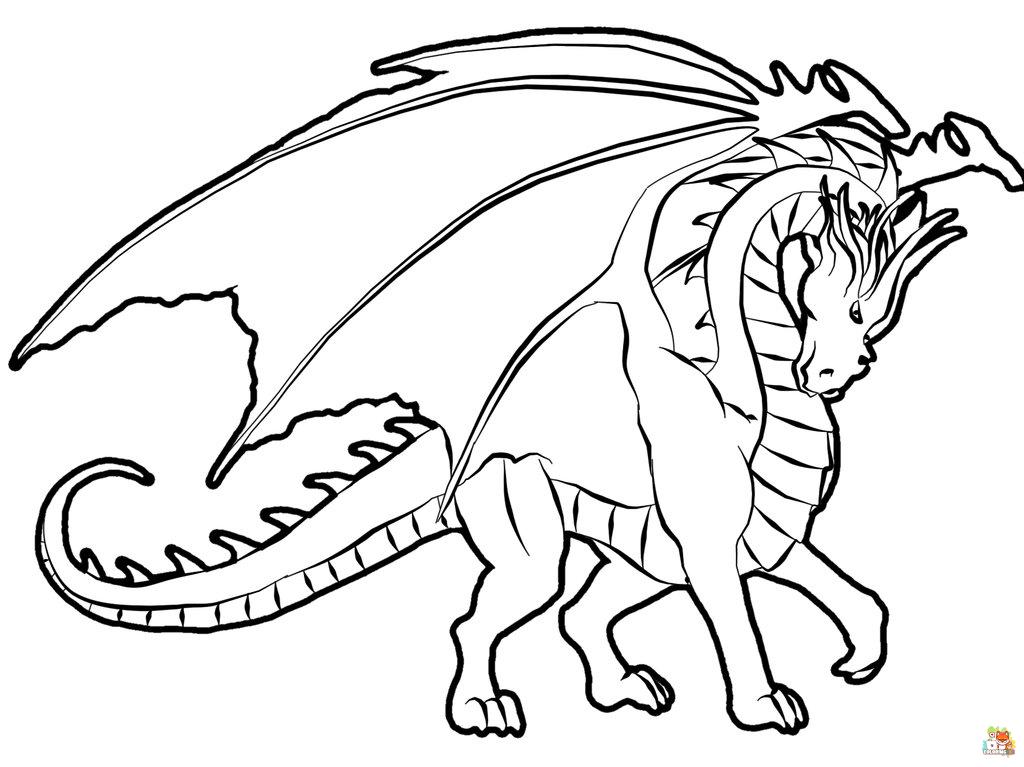 Dragon Coloring Pages 7