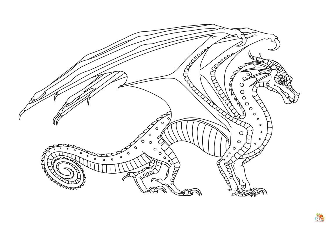 Dragon Coloring Pages 8