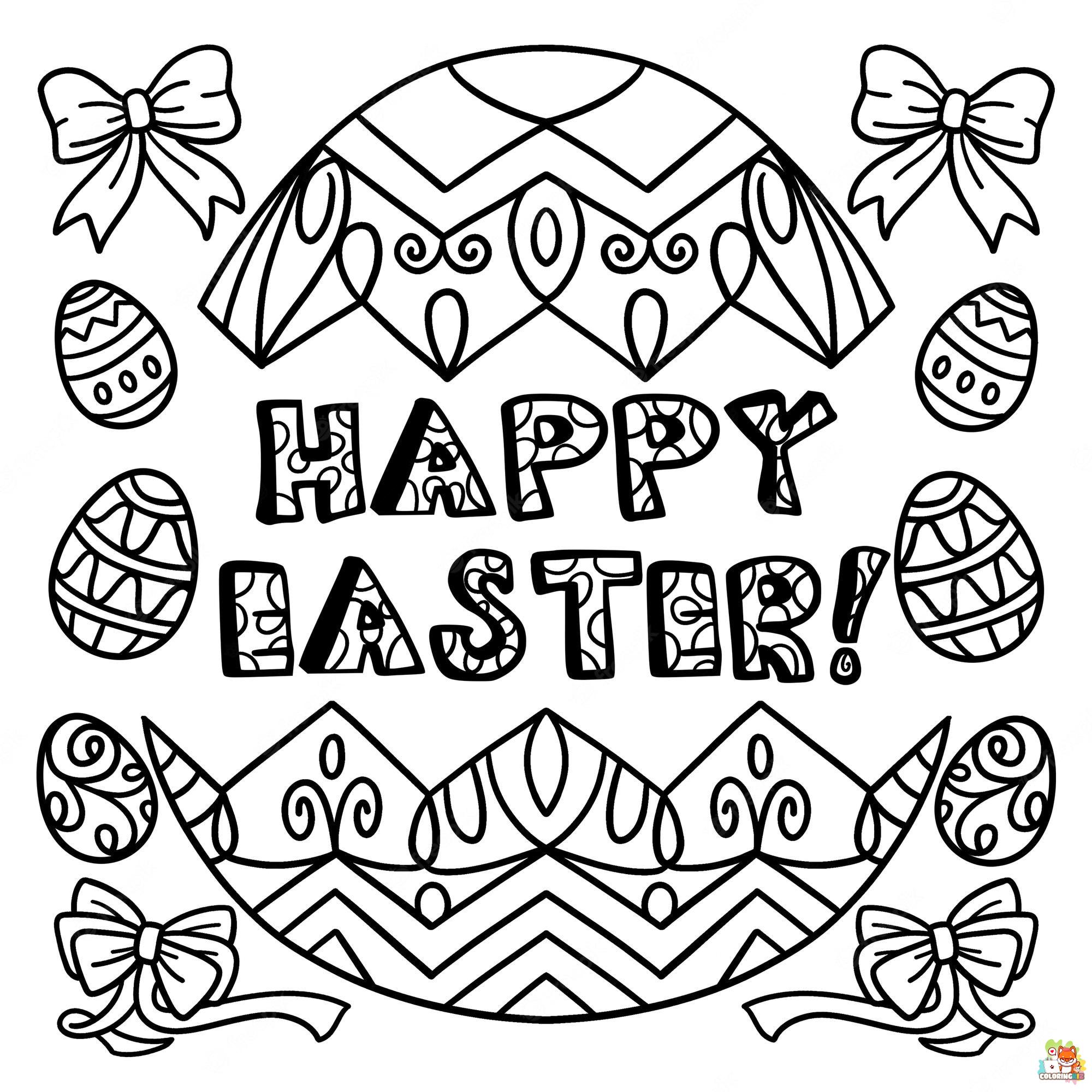 Easter Coloring Pages 11
