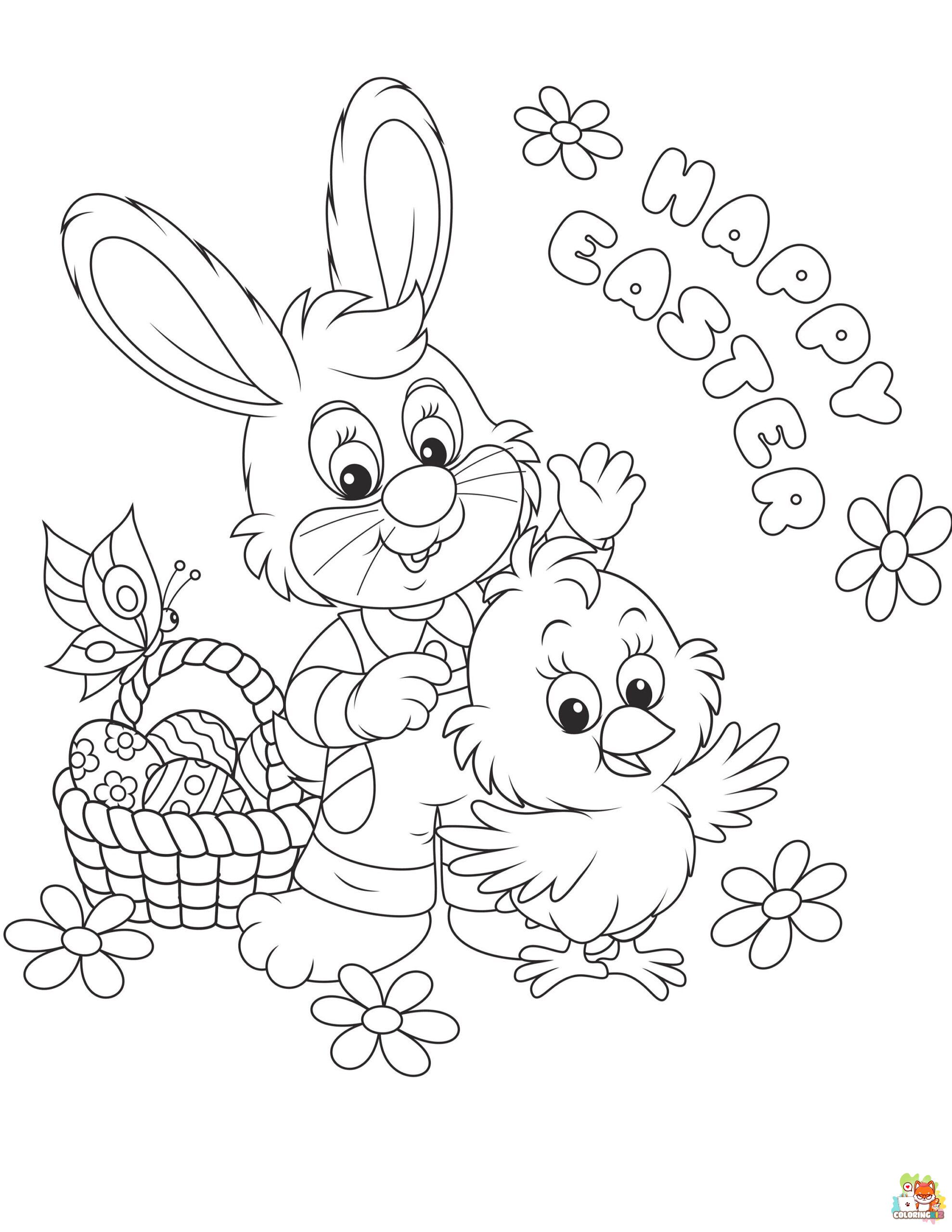 Easter Coloring Pages 12