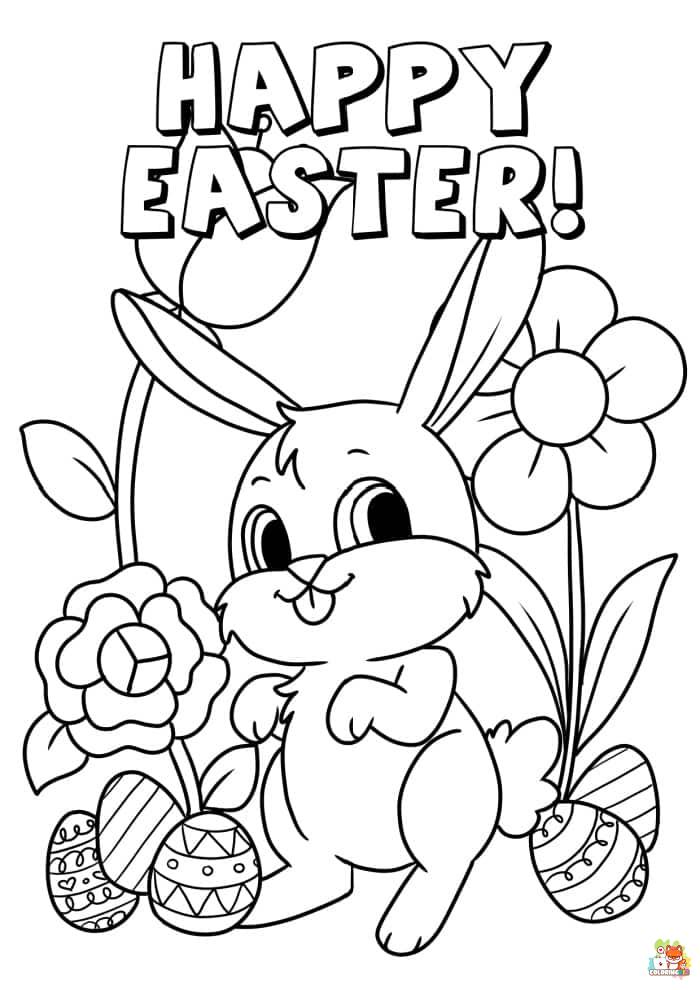 Easter Coloring Pages 4