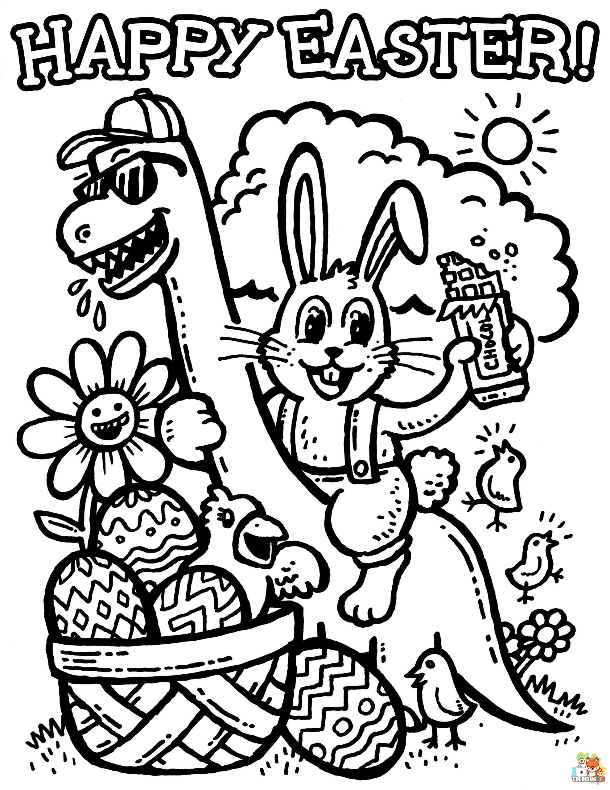 Easter Coloring Pages 7