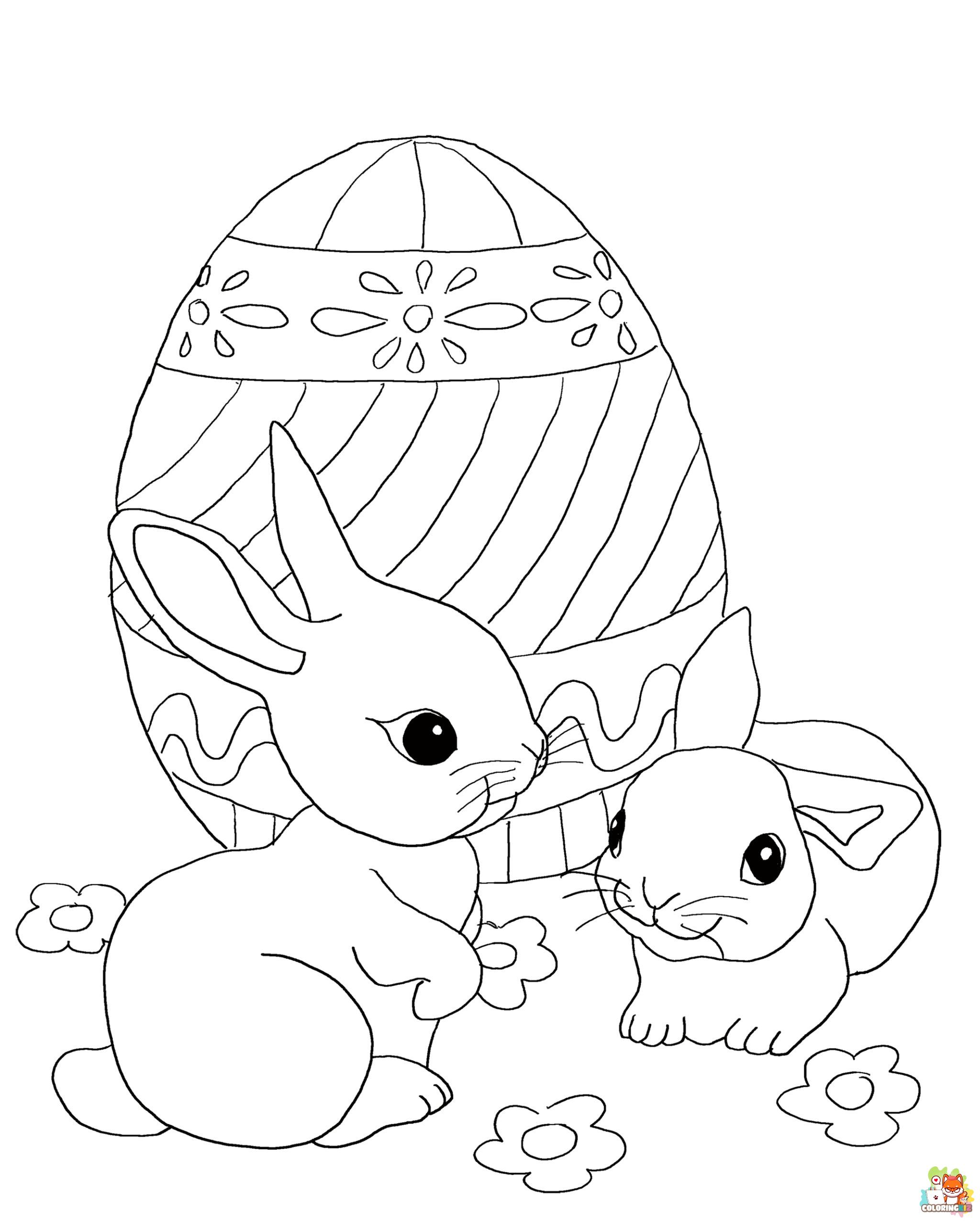 Easter Coloring Pages 8